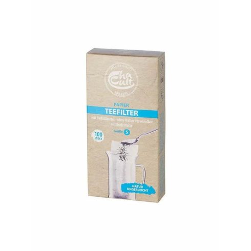 Eco papír tölthető tea filter -100 db S CHA CULT