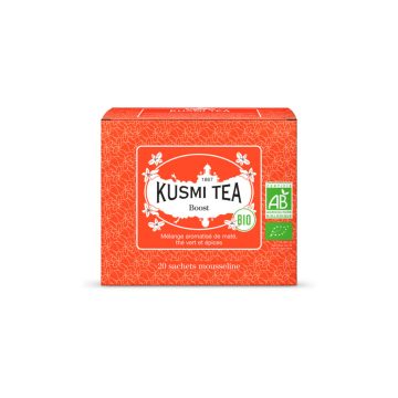 Boost zöldtea , 20db muszlin Teafilter  KUSMI Tea Bio