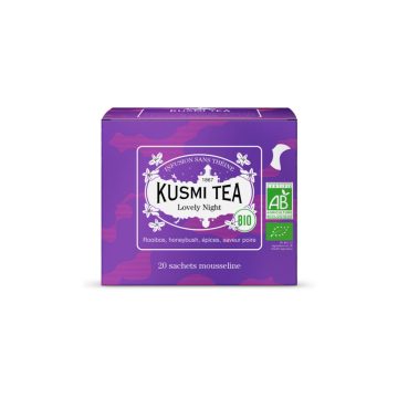   Rooibos Tea Lovely Night 20 db muszlin Teafilter Kusmi Tea Bio