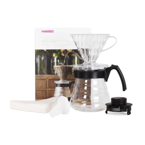 Hario -V60 Filter kávékészítő szett fekete + papírfilter