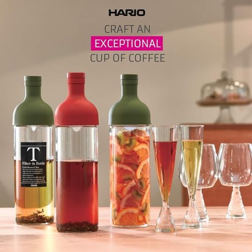 Hario COLD BREW TEA készítő  750 ml - PIROS