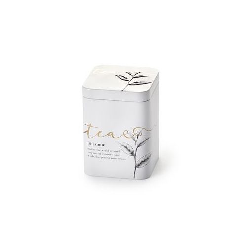 Herb tea fehér-arany teatartó doboz- 100 gr