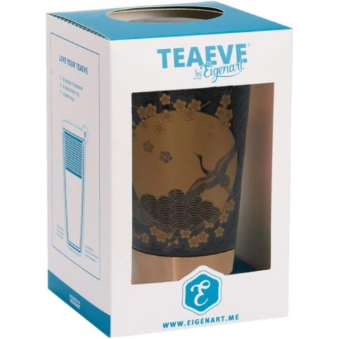 Eigenart Teaeve szűrős teás bögre - fekete