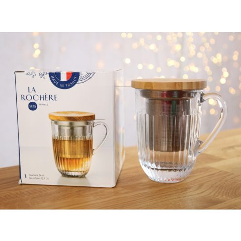 OUESSANT  bögre szűrővel, hőálló üvegből - 380  ml