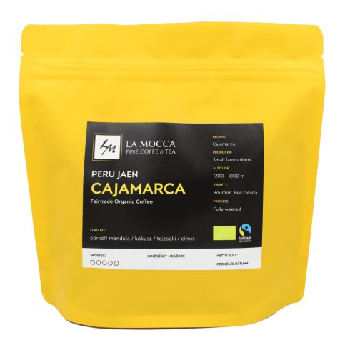 Peru Cajamarca bio szemes kávé   300 gr